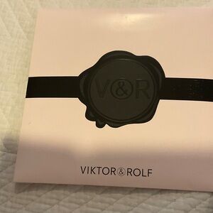 Viktor & Rolf Pink and Black Design scarf